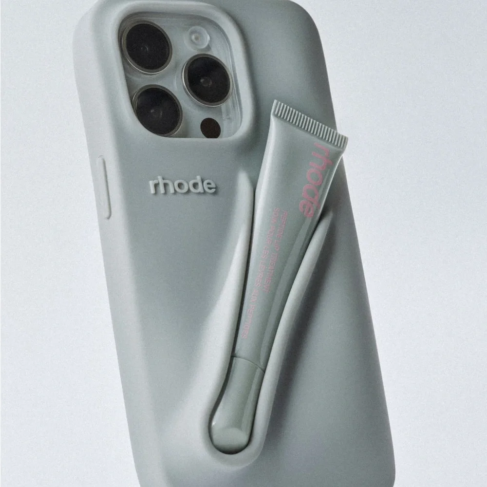 Rhode Grey Lip Phone Case NWT